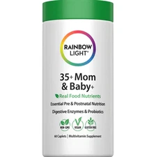 Rainbow Light 35+ Mom & Baby + Real Food Nutrients (60 Caplets)