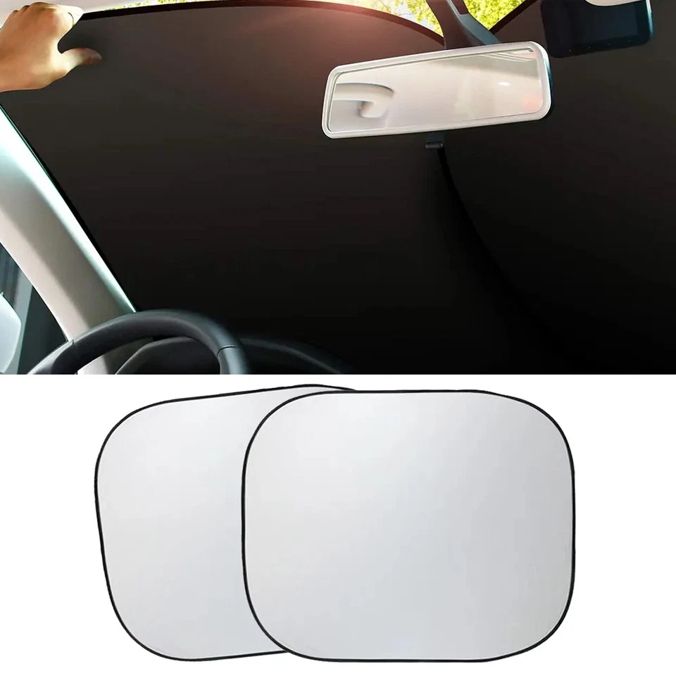 2 PIEZAS Parabrisas Coche Parasol Pantalla Bloque UV Visera Para Toyota Avalon 1995-2021 Foto 2 de 4