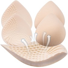 PRETTYWELL Bra Pads Inserts, 2 Pairs Latex Bras Inserts for Sports Bras, Bra ...