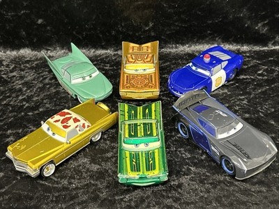 Disney Pixar Cars Diecast 1:43 Konvolut x 6 Flo, Tex Dinoco, Ramone selten Metall