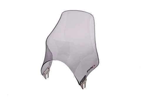Puig 0869H Light Smoke Universal Windshield for 8" Round Headlight
