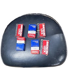 American Lock A5200 Blue Aluminum Padlock Keyed Different Rekeyable lot of 6