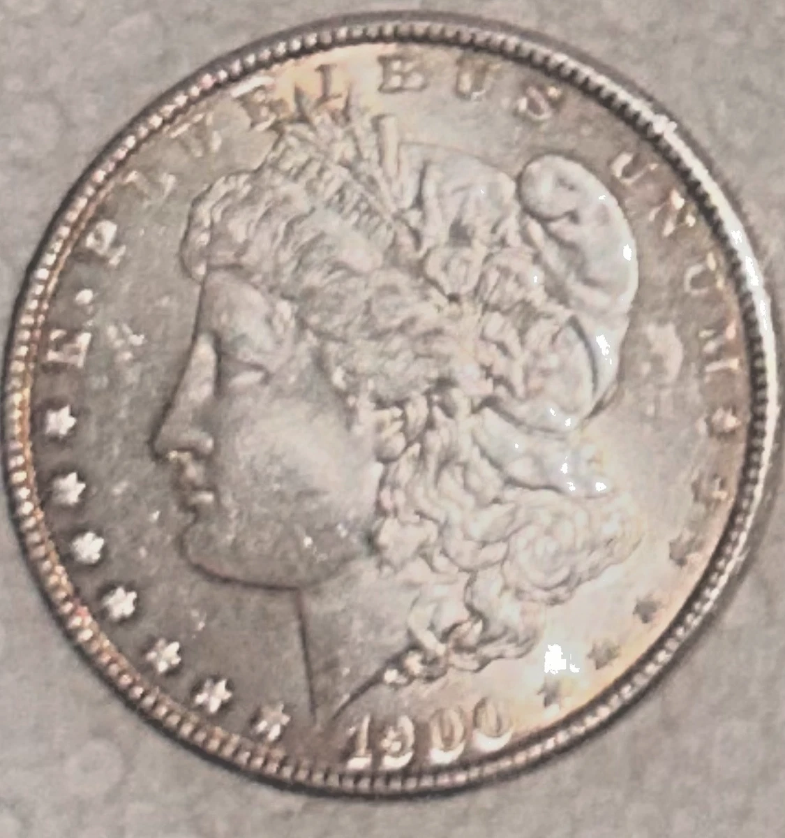 Philadelphia Silver 1900 Year Morgan US Dollars (1878-1921) for