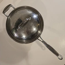 Cuisinart 5.5 Qt All Purpose Pan 18/10 Stainless 75526HD Double Handle Stock Pot