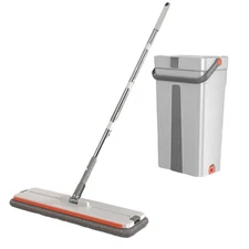 Large Flat Mop 360°Rotating Magic Self Wringing Mop Lazyman Flat Rotating Mop