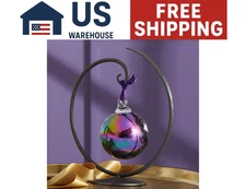 Circle Ornament Stand – Hand-Forged Metal Display by Steven Bronstein