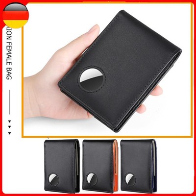 Genuine Leather Coin Purse American Style Minimalist Wallet for Meeting Business