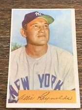 1954 BOWMAN ALLIE REYNOLDS #113 YANKEES EXCELLENT+ OR BETTER
