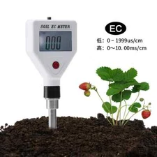 Soil Analyzer Electrical Conductivity Test Pot Planting EC Meter