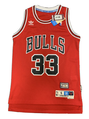 SCOTTIE PIPPEN MENS Mitchell & Ness NBA Jersey Chicago Bulls # 33