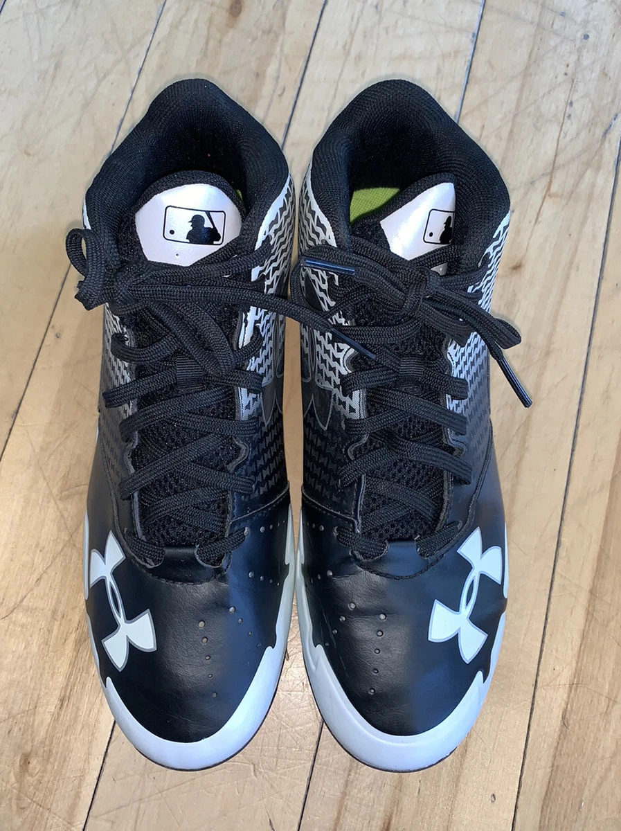 Under armour men's spine top heater mid tpu baseball cleat
