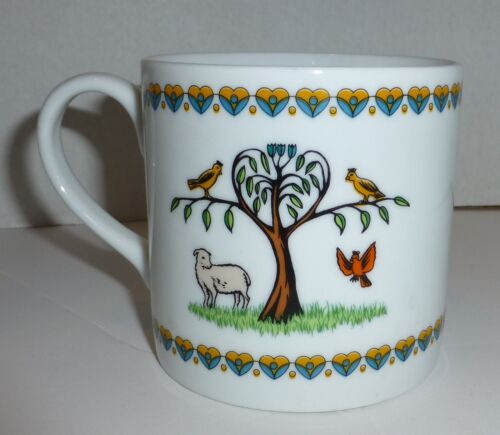 Taza de taza colección Swedish Seasons de Gevalia Kaffe primavera corazón árbol ovejas - Imagen 2 de 3