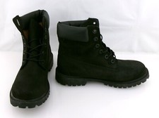 Timberland Zapatos 6 Pulgadas Premium Negro Hombres Botas Talla 6.5 (Mujer 8.5)