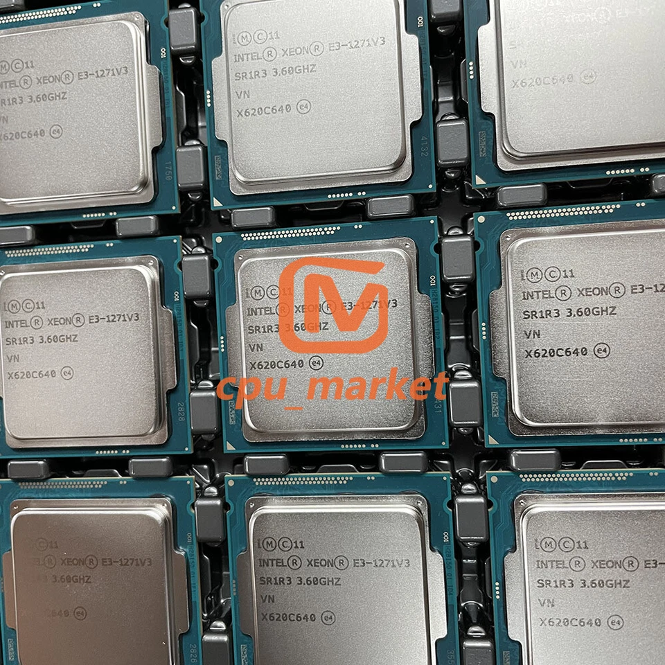 INTEL Xeon E3-1271 v3 SR1R3 3.6GHz 4 Cores LGA1150 CPU Processor - Image 2 of 2