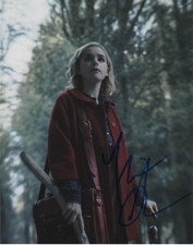Kiernan Shipka Chilling Adventures Sabrina Autographed Signed 8x10 Photo COA 01V