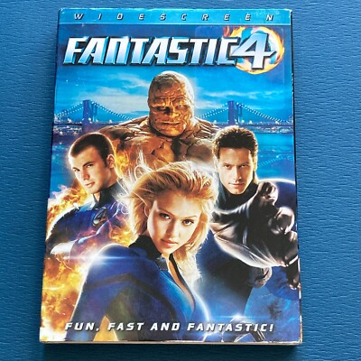 Fantastic 4 (2005) Widescreen DVD Jessica Alba Marvel movie w