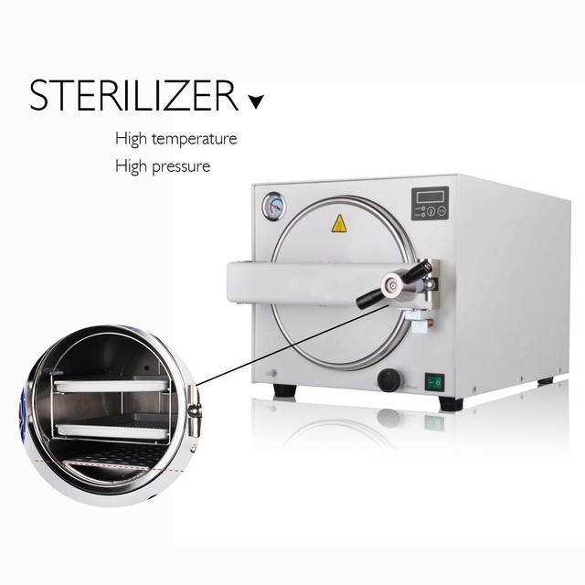圖片 1 - Medical Dental 18L Autoclave Sterilizer High Temperature Steam Sterilizer E218 
