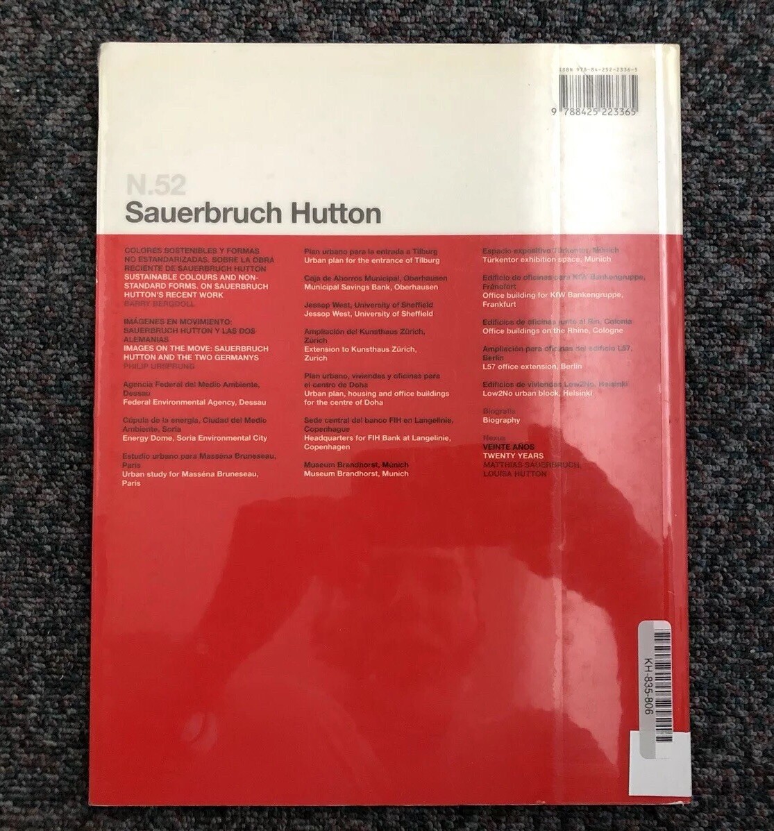 2G N.52 Sauerbruch Hutton. Architecture Journal. Former