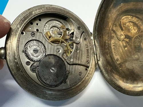 Orologio da tasca Zenith 48,8 mm vendo come parte no bilancia set completo e seconda mano - Foto 8 di 9