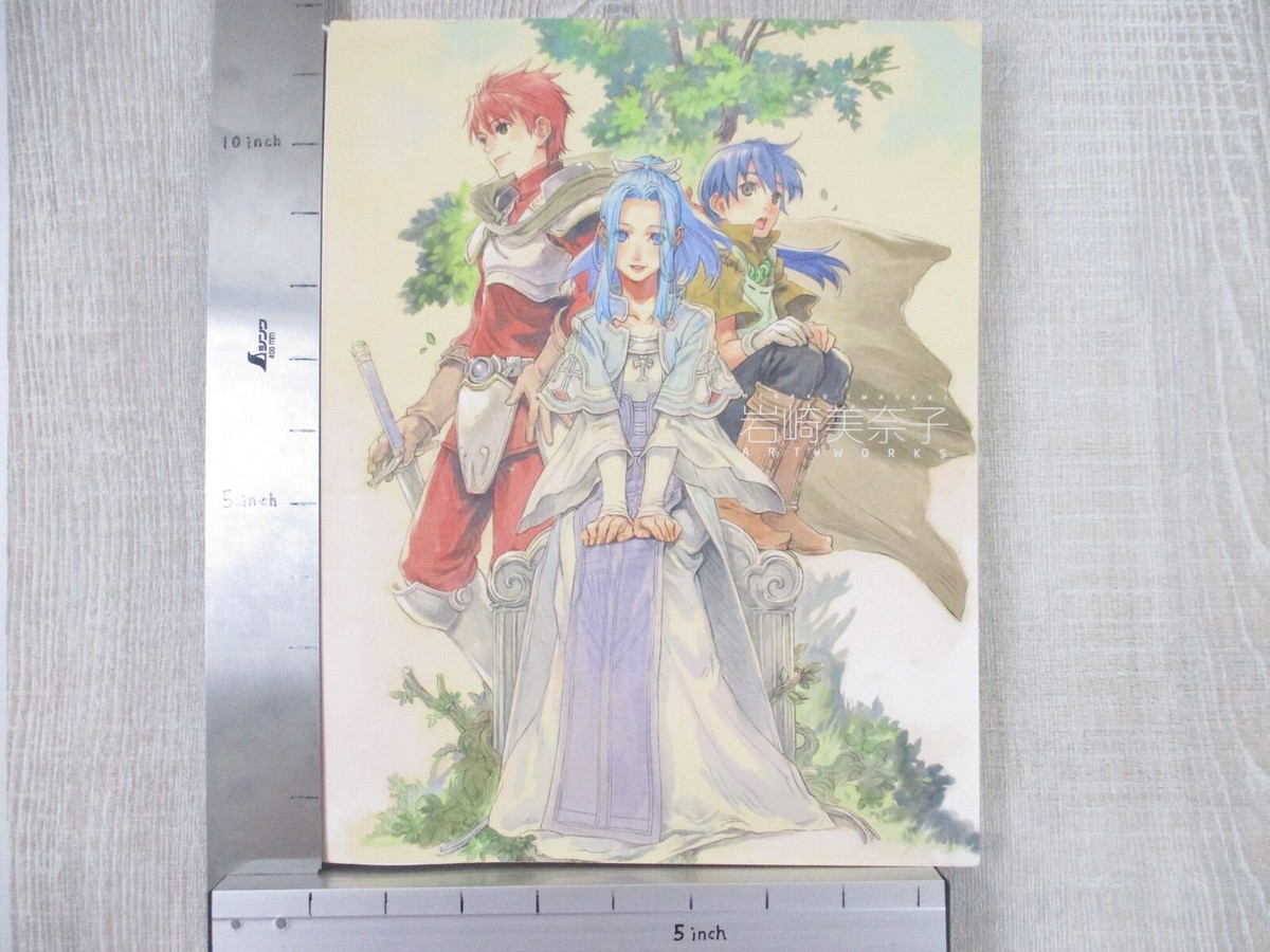 M・E・V・Silva、Perspective bleue、希少画集画 MINAKO IWASAKI Art Works w/Poster Ys V Legend of Heroes IV Book SB