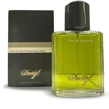 Vintage Classic Davidoff eau de Toilette Men's Cologne Spray 4.2oz Gray Box RARE
