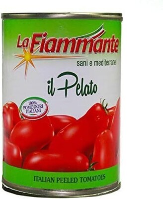 Die Fiammante Pelati Ohne Basilikum 400 Gr. - 24 Stück