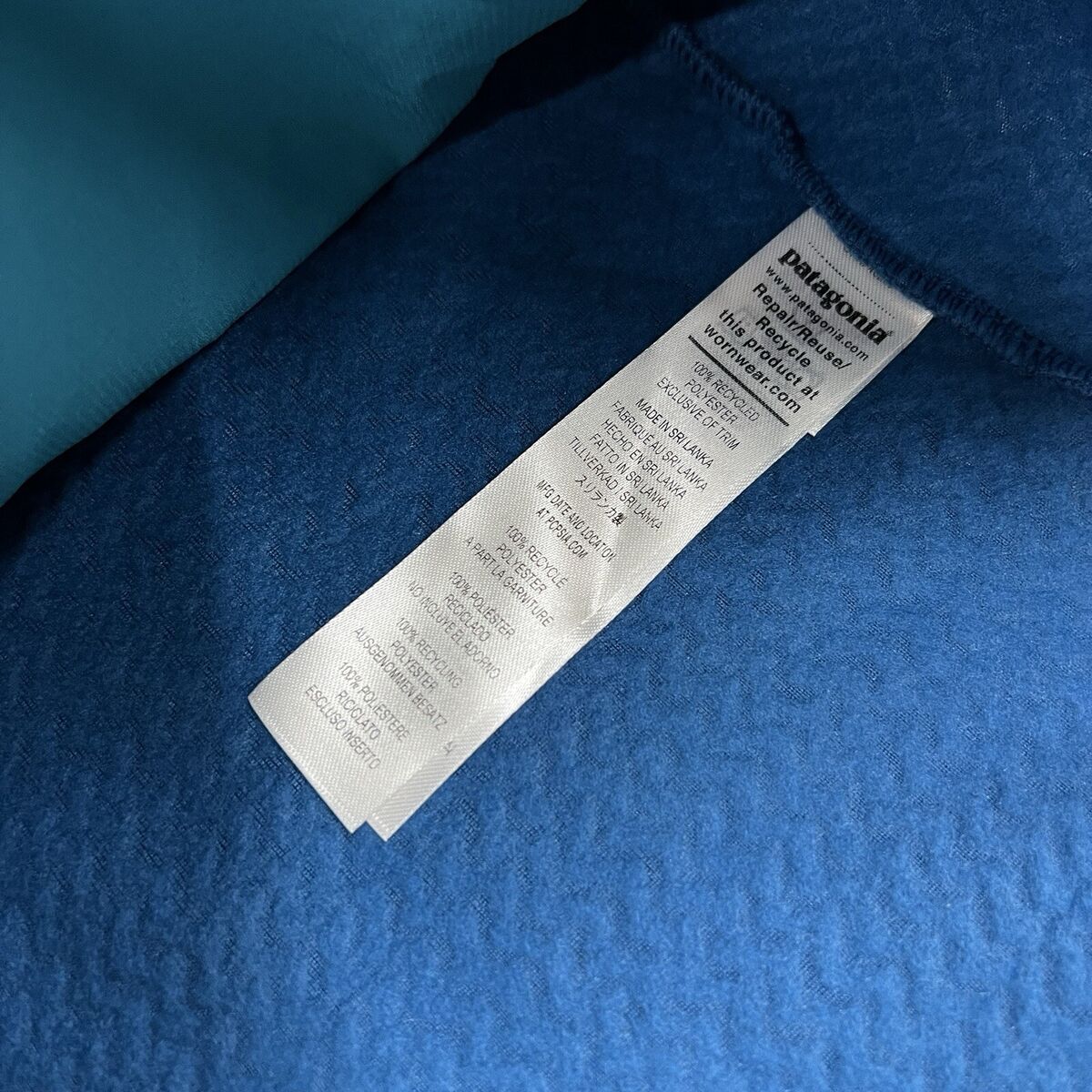 Patagonia R1 Air Full Zip Hoody Size Small Mens Lagom Blue Patagonia R1 Air Full Zip Hoody Size Small Mens Lagom Blue