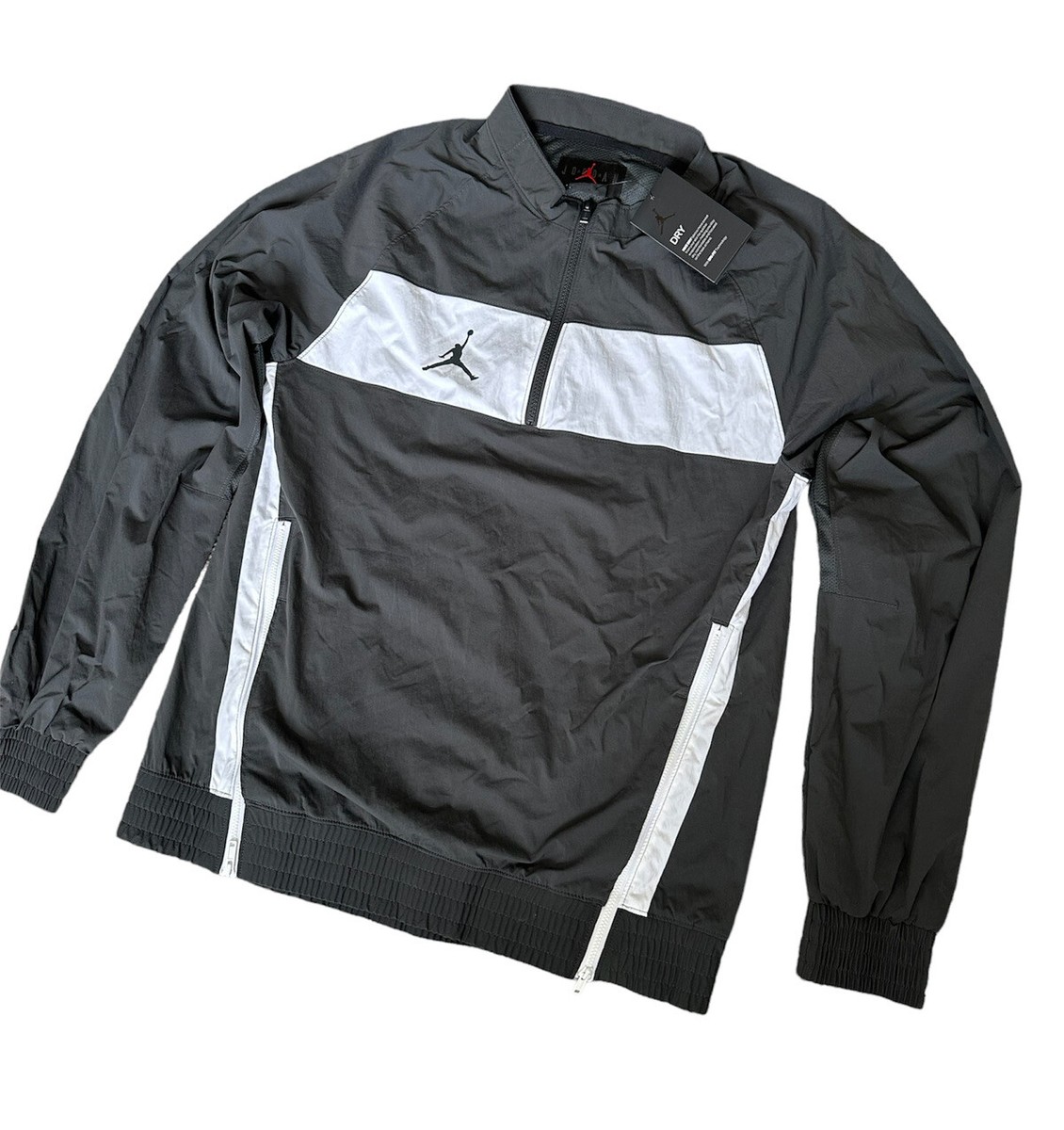 ウェア NIKE AIR JORDAN Air Jordan Alphabet Printing Basketball Sports Hooded Jacket White