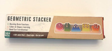 Geometric Stacker for Kids 3 Years, 5 Geometric Shapes
