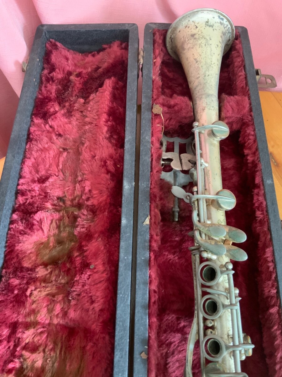 メタルクラリネット　Cavalier Elkhart VINTAGE ELKHART INDIANA CAVALIER METAL CLARINET | eBay