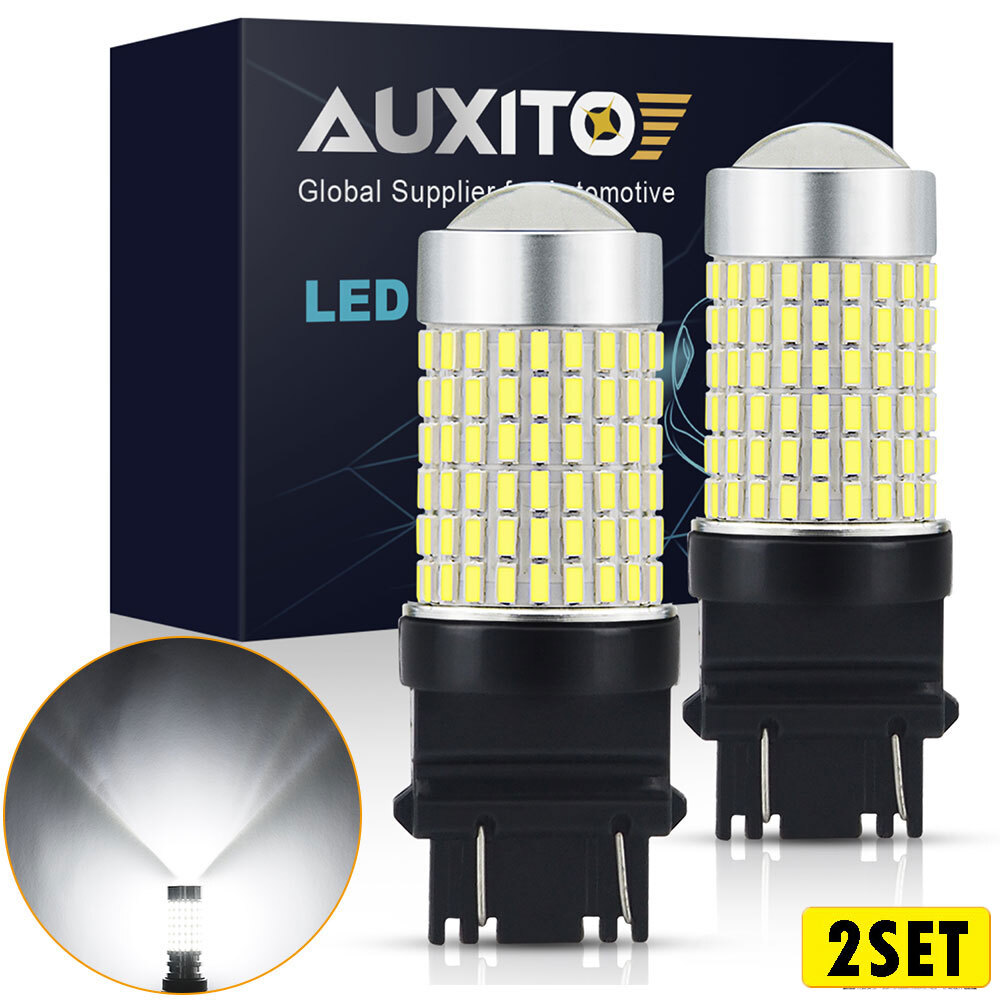 4-Pack SMD 144LED 3157 3156 Tail Brake Reverse Bulbs 6000K White