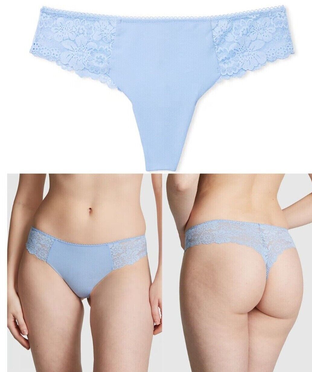 New w/Tag Victoria's Secret FLAT $4.95 SHIP🌷Laser Cut No-Show Thong 🌷 Sz M,L🌷