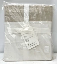 NEW Pottery Barn Belgian Flax Linen BedSkirt w/14" Drop~FULL~Flax