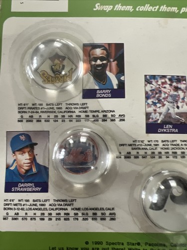 MLB 1990 Super Star Collectable Action Marbles Set #4 Barry Bonds, Ryne - Picture 12 of 14