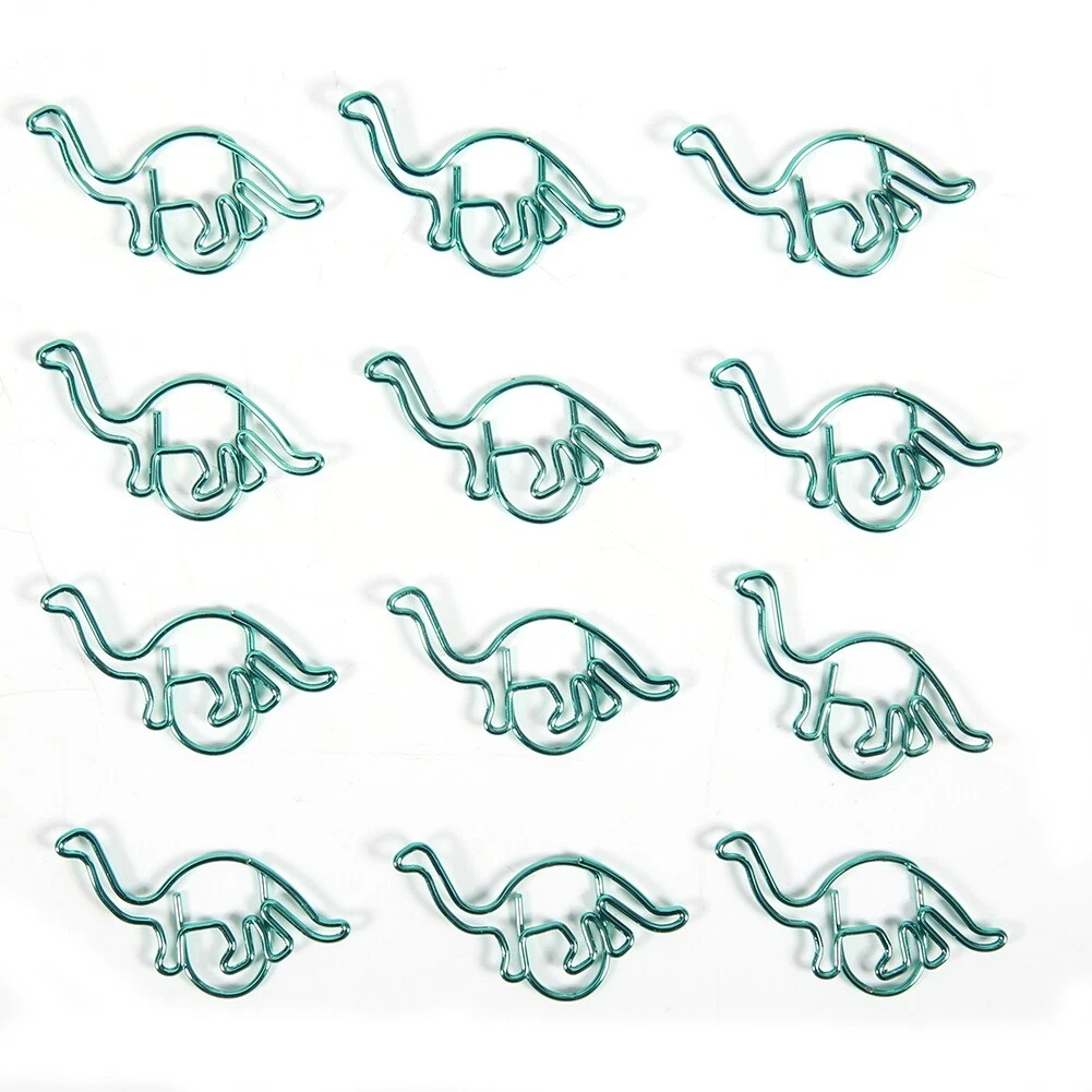 Binder Clip Dinosaur Color Painted Shaped Clip For Office For