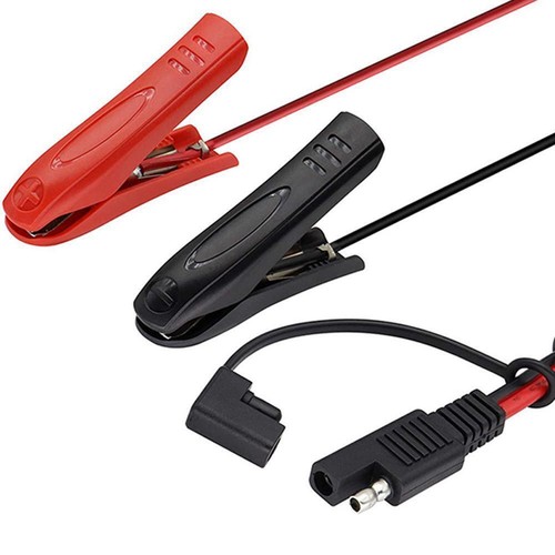 SAE to Alligator Clips Solar Battery Adapter Extension Connector New Cable M0W2 - Picture 8 of 8