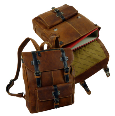 LandLeder Rucksack 37*31*11 cm Tabletfach 30*25 cm DIN-A4-Ordner