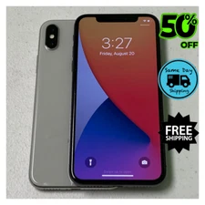 Apple iPhone X Unlocked At&t T-Mobile 64GB 256GB Smartphone iOS 4G LTE Pristine