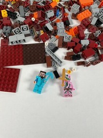 Lego Minecraft Lot Jungle Abomination 21176 Bee Farm 21165 Nether Railway 21130