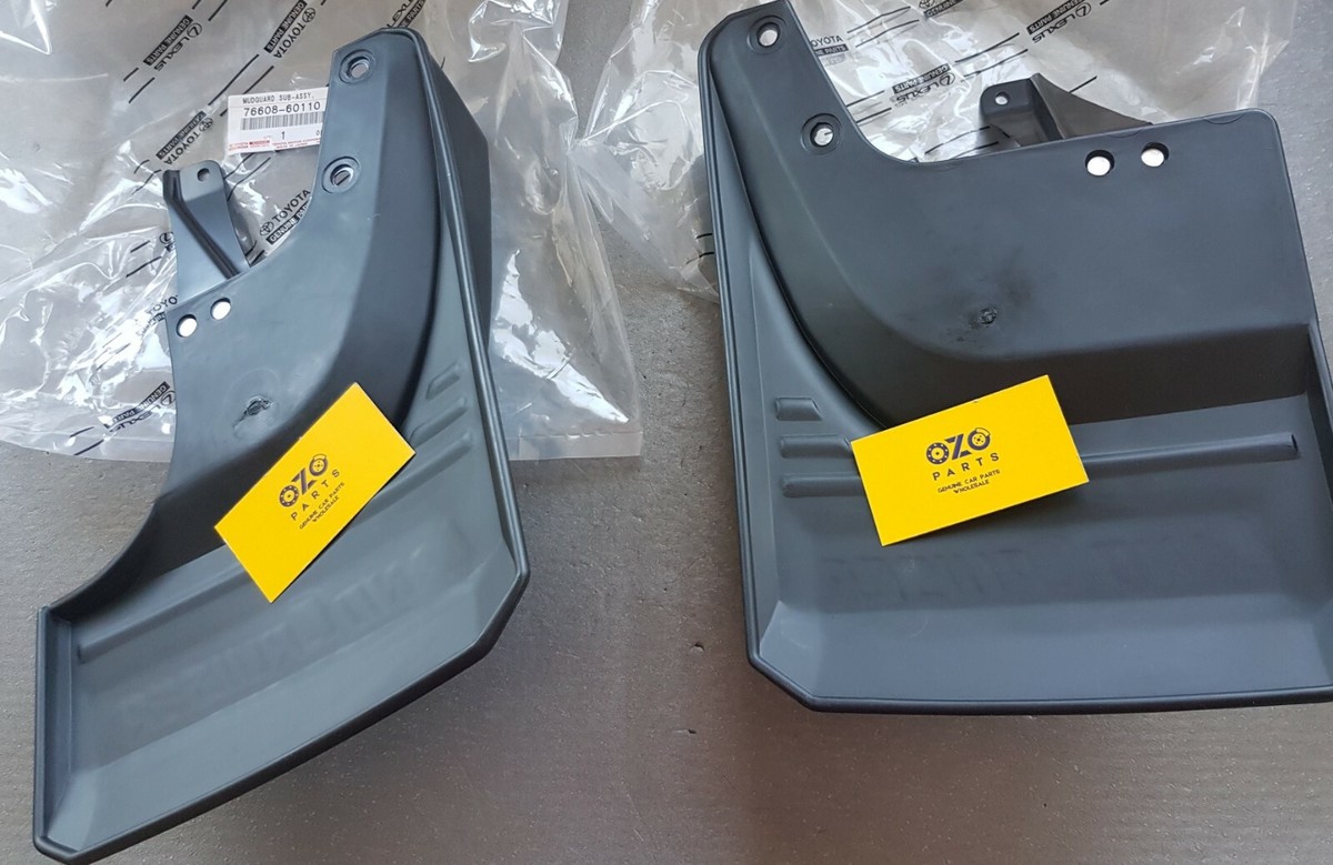 Genuine Toyota Land Cruiser 70 rear mudflaps 76608-60110 76607
