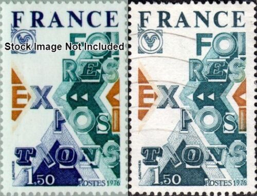 Centsational Not an Error EFO France 1976 SN 1504 Used - Fairs Color Changeling
