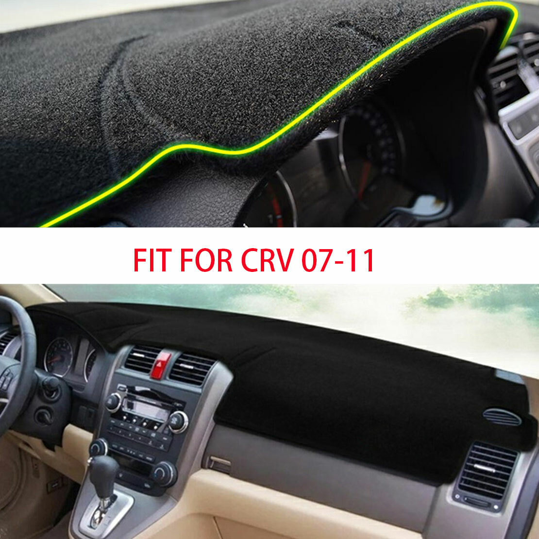 AntiSlip Dash Mat Dashboard Mat Cover Pad fit for Honda CRV CRV 0711
