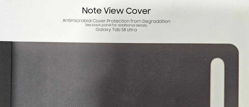 x5 LOT- Samsung Note View Cover-For Galaxy Tab S8 Ultra (EF-ZX900)-Black-SEALED - Image 3 of 4