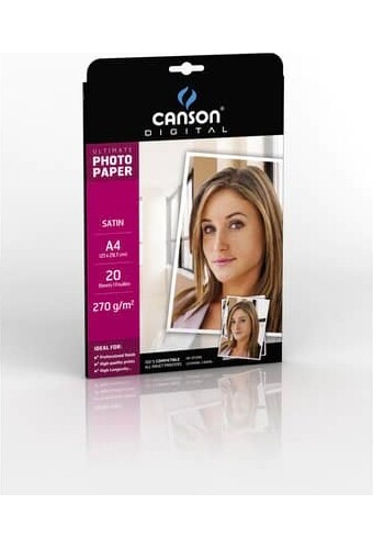 Carta Fotografica A4 270 g/mq confezione 20 fogli Canson C200004329