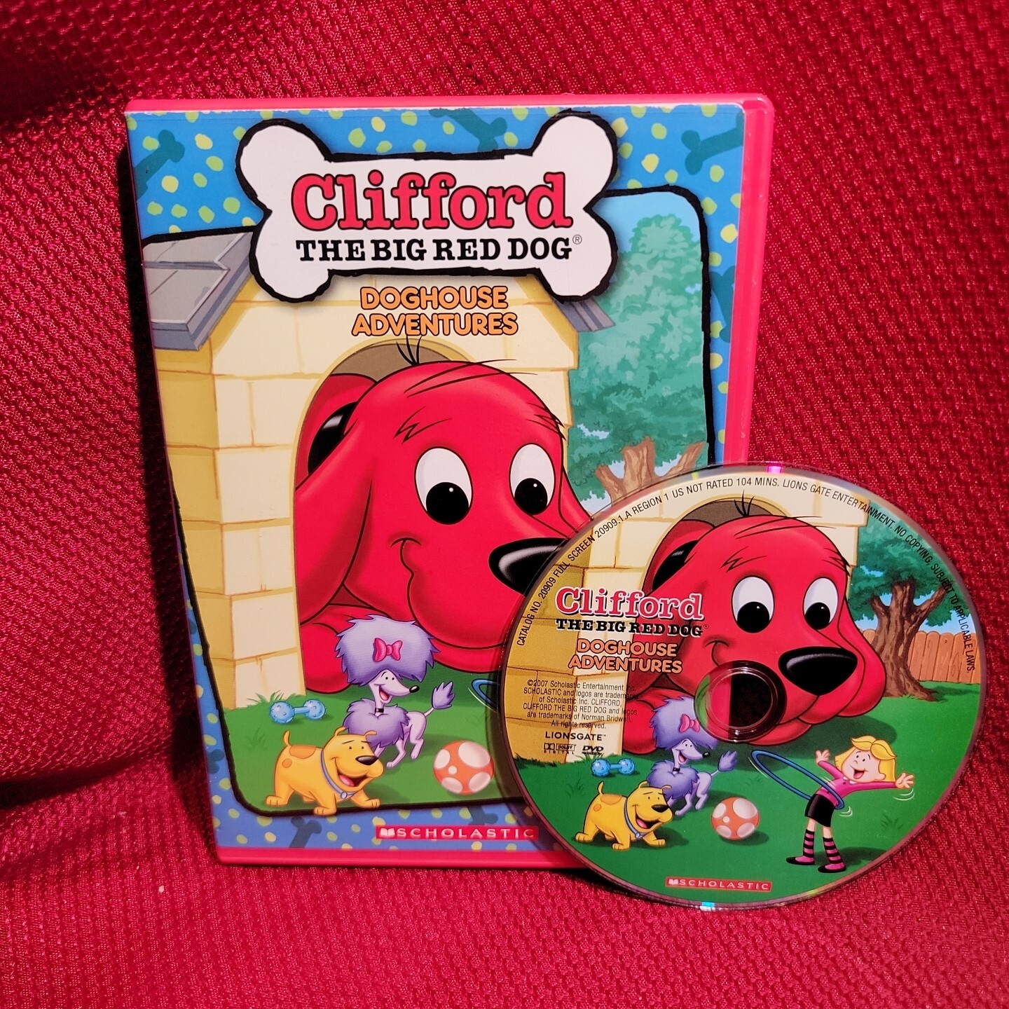 CLIFFORD THE BIG RED DOG Doghouse Adventure family movie dvd 2007 Animated puppy eBay
