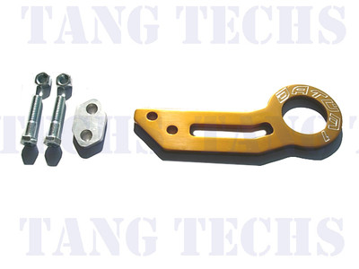 NEW DATUM1 DATUM 1 GOLD ALUMINUM REAR TOW HOOK