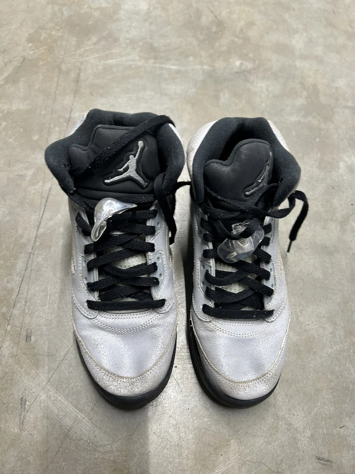 Nike Air Jordan 5 Retro Gris Lobo Talla 7.5 Y 440892-008 Foto 3 de 4