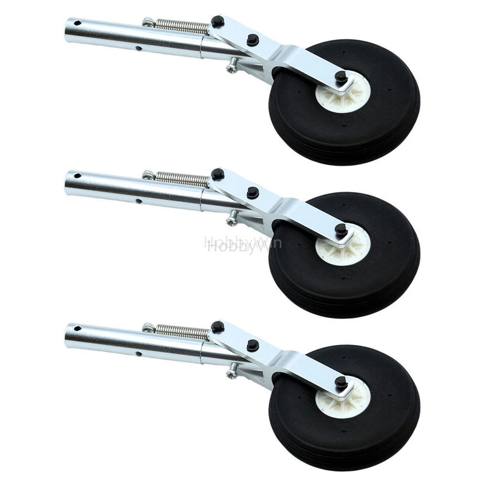 3PCS 140x4mm Aluminum Spring Struts Landing Gear for RC Model Warbird Airplane - Image 4 of 4