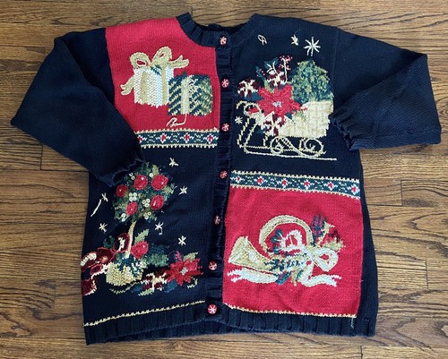 Vintage Womens Christmas Sweater 