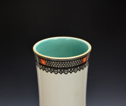 Large Chinese Republic Famille Rose Landscape Globular Porcelain Vase with Mark - Picture 5 of 12